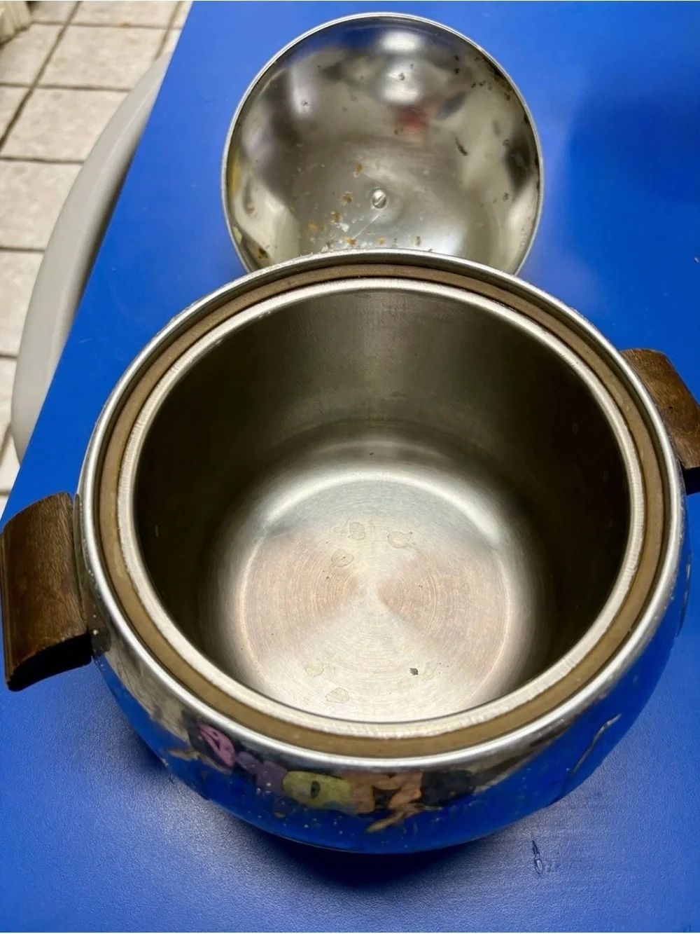 Vintage West Bend Penguin Hot/Cold Server Ice Bucket/Bread Warmer